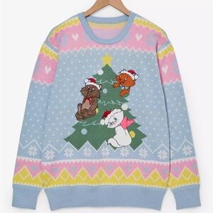 Disney The Aristocats Kittens Tree Holiday‎ Sweater — BoxLunch Exclusive